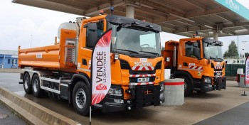 La Vendée accélère la décarbonation de sa flotte avec deux camions au bioGNV