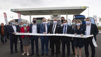 Vend&eacute;e : la station bioGNV de Fontenay-le-Comte officiellement inaugur&eacute;e