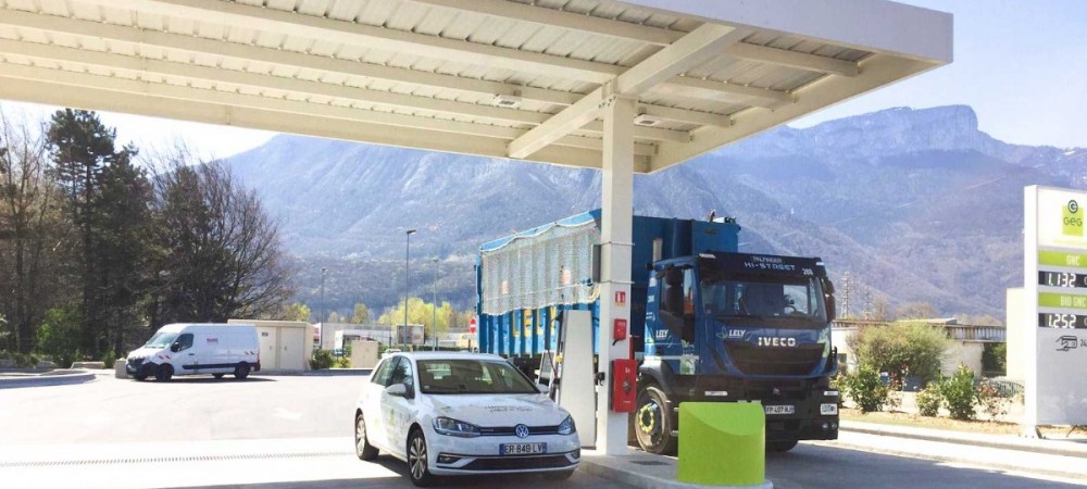 Station GNV Gaz Electricité de Grenoble SAINT-EGREVE