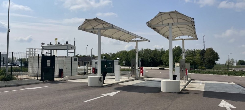 Station GNV Molgas Green Mobility Savigny-sur-Clairis 