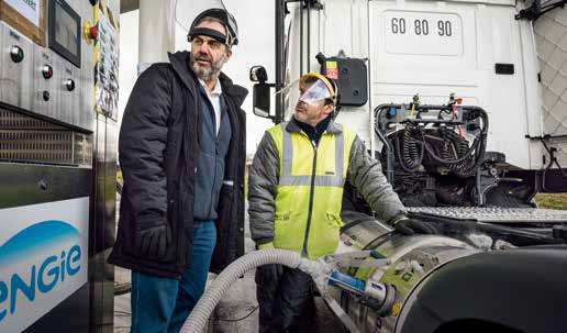 Procédure ravitaillement camion gaz naturel liquéfié