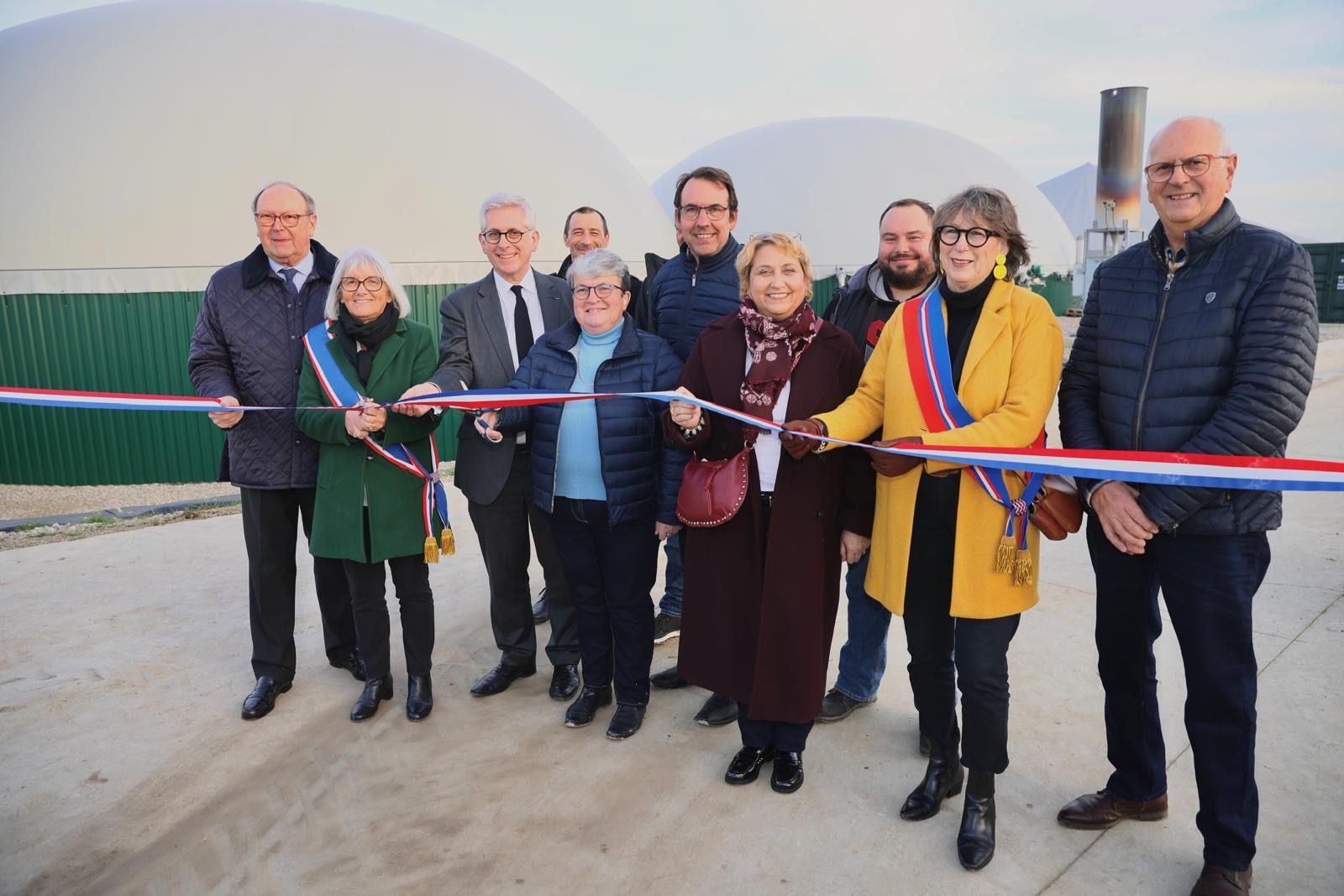 La Seine-et-Marne inaugure un nouveau site de m&eacute;thanisation agricole