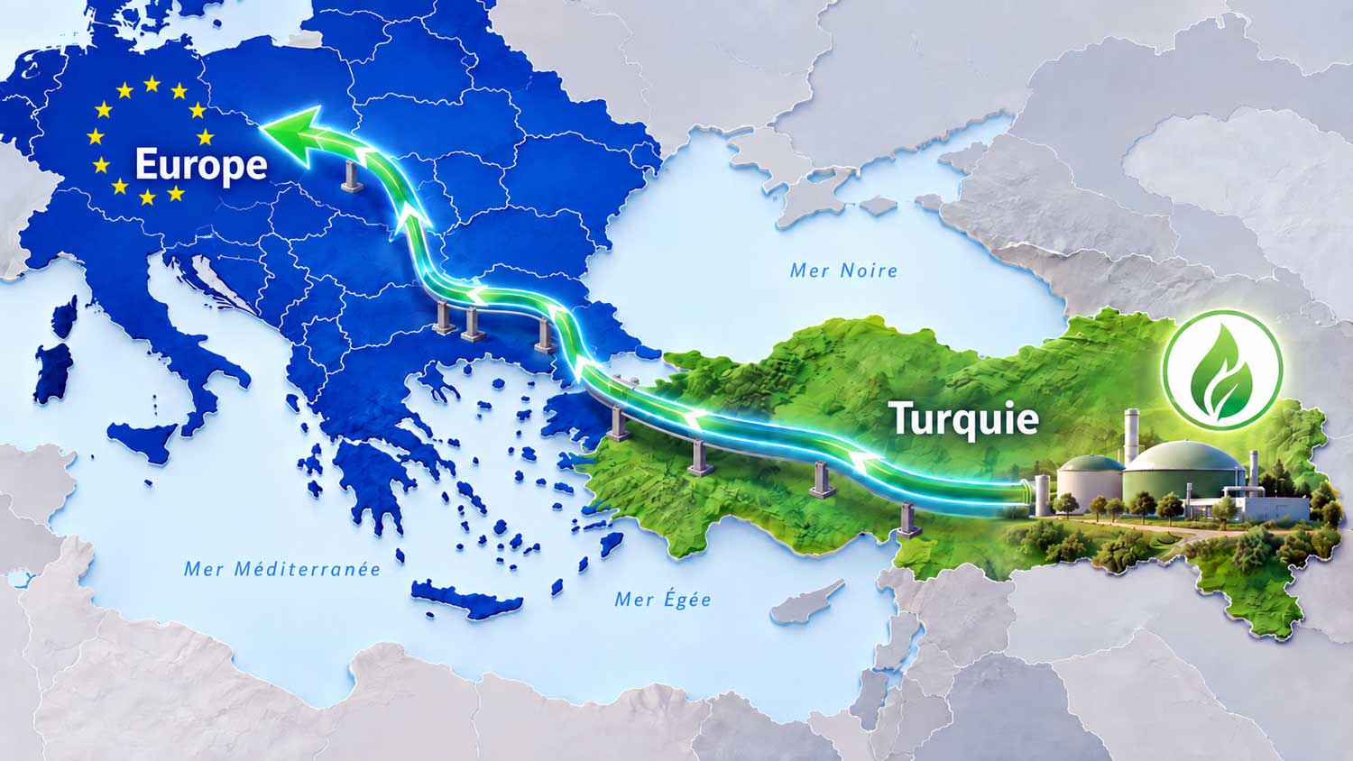 Depuis la Turquie, Uniper pr&eacute;pare une nouvelle route du biom&eacute;thane vers l'Europe