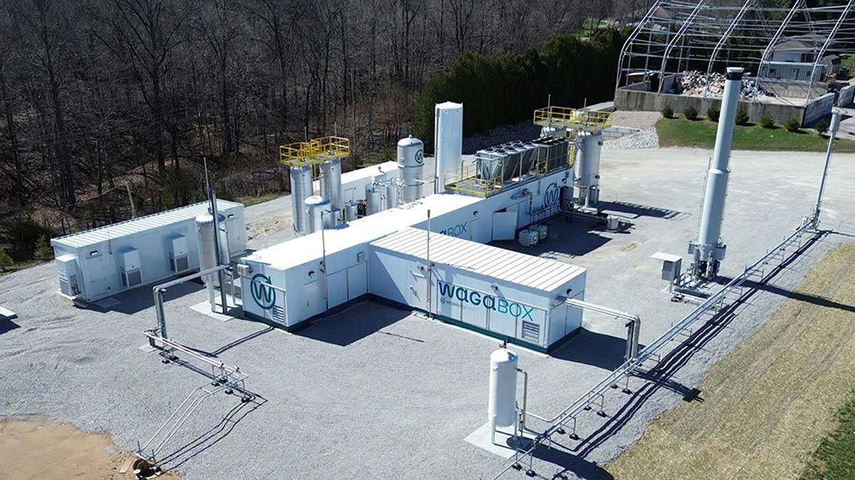 Waga Energy d&eacute;marre sa huiti&egrave;me unit&eacute; de biom&eacute;thane aux Etats-Unis
