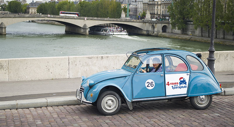 Gisèle, la 2 CV alimentée au BioGNV pour le tourisme dans la Capitale