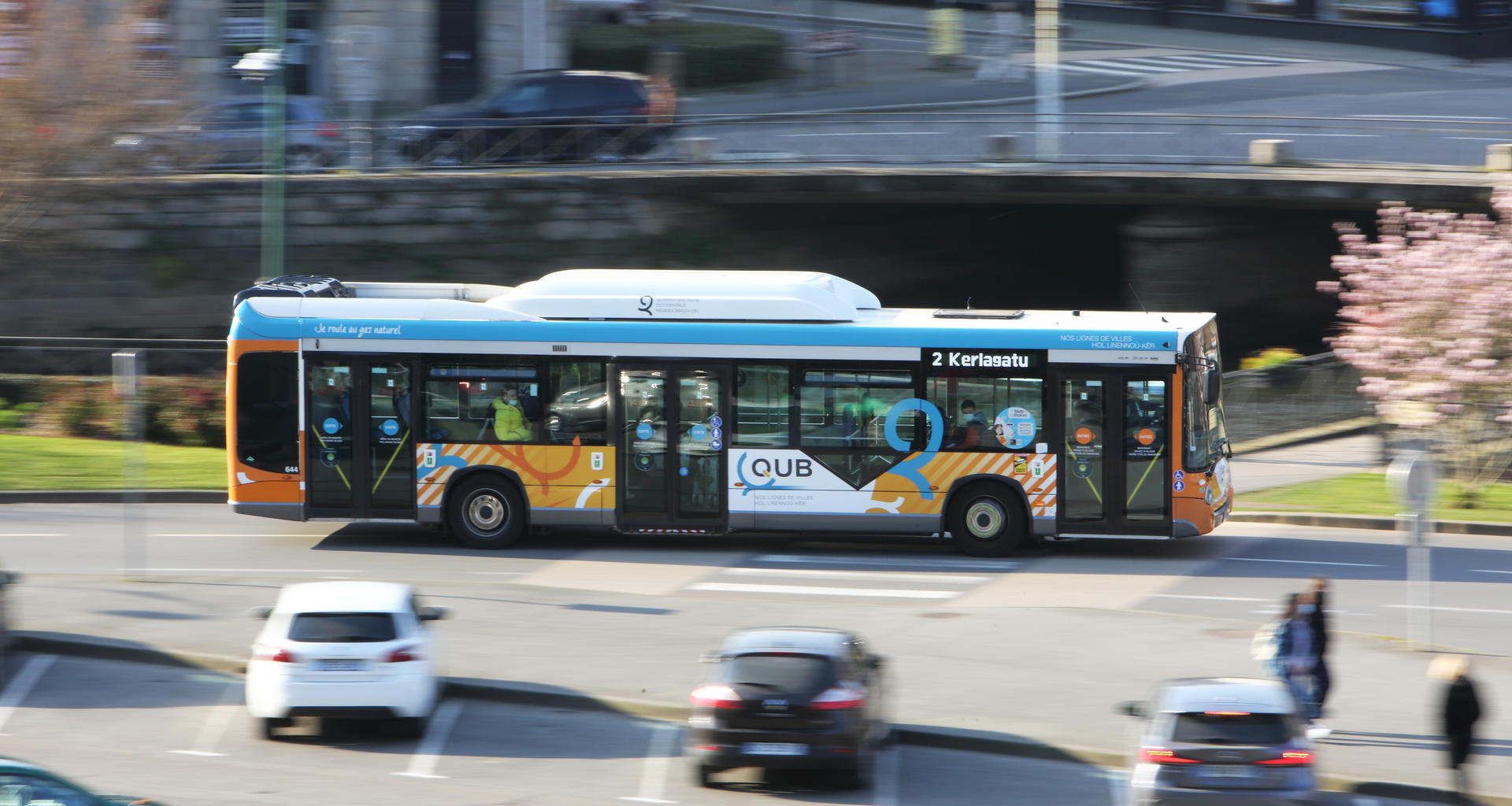 Quimper : trois nouveaux bus au bioGNV pour le r&eacute;seau QUB
