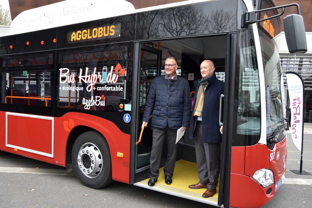 Des bus hybrides GNV pour Bourges