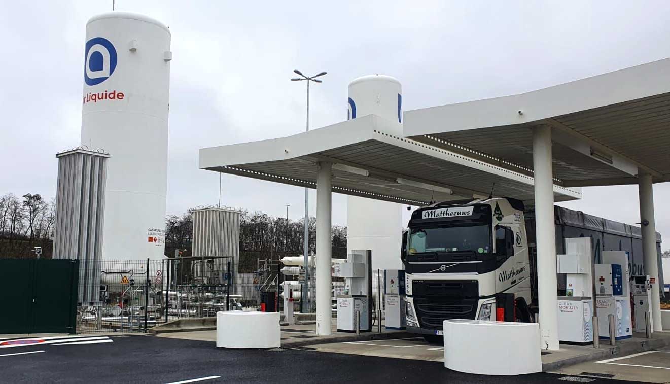 Une nouvelle station GNLC Air Liquide en Seine-Saint-Denis