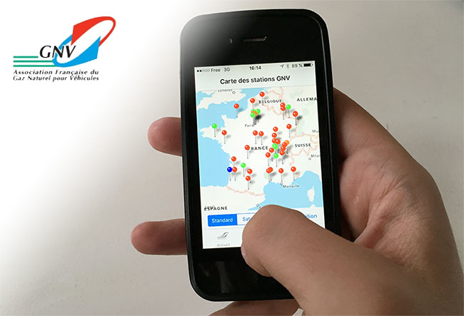 Stations GNV en France : une application mobile disponible sur iPhone