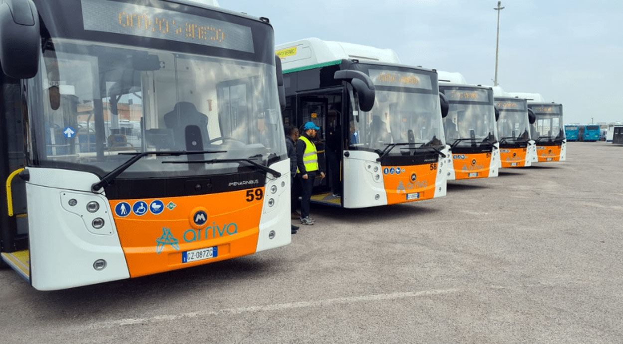 Italie : cinq nouveaux autobus au gaz naturel pour le r&eacute;seau urbain de Chioggia