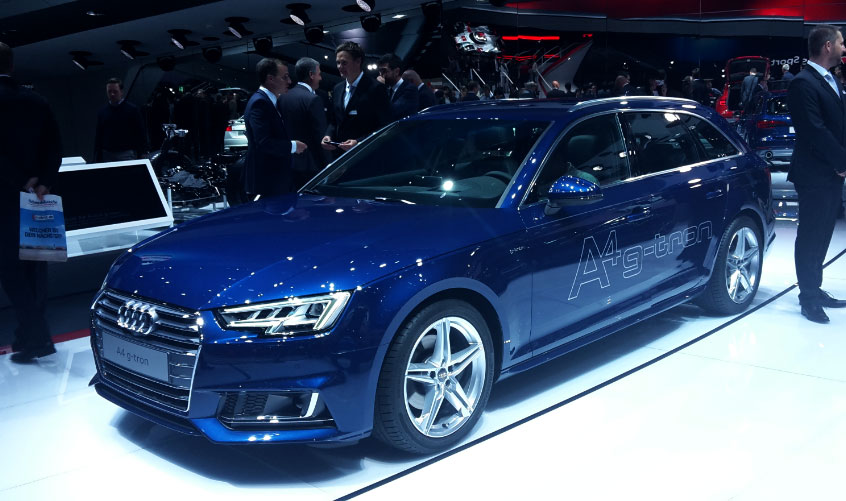 L’Audi A4 G-tron présentée au salon de Francfort
