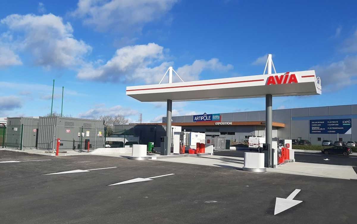 Loire Atlantique : Avia ouvre une nouvelle station GNC à Ancenis