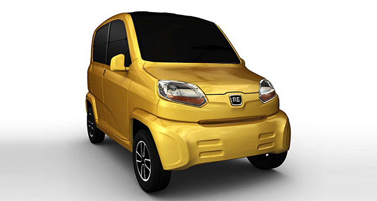 Bajaj RE60  Le premier quadricycle GNV indien