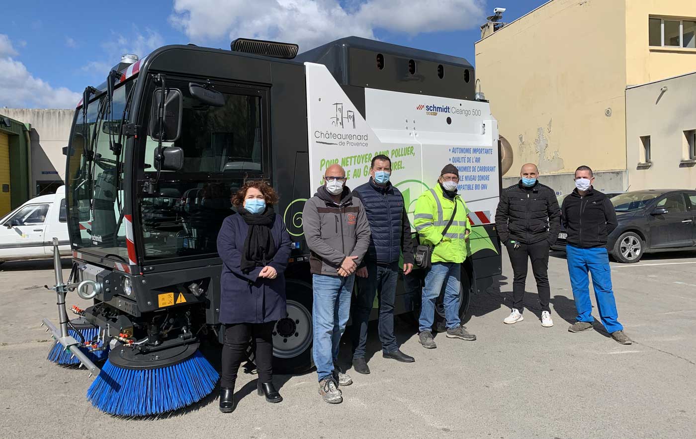 Châteaurenard nettoie les rues plus vert avec sa balayeuse GNV