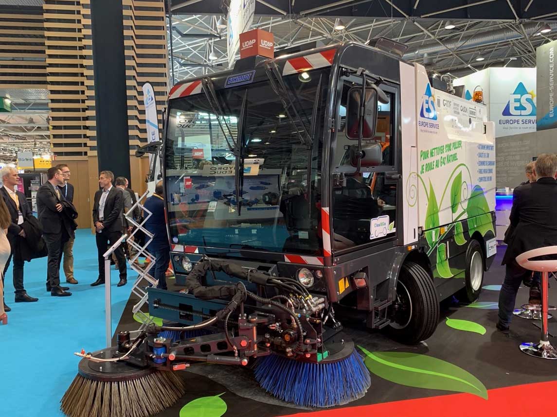 La balayeuse GNV CleanNGo récompensée à Pollutec