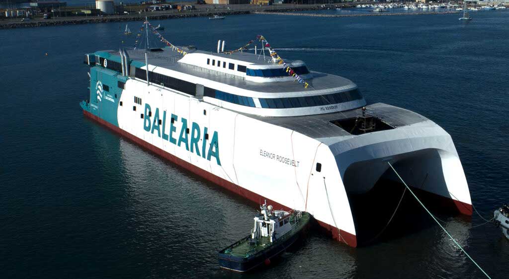 Un premier ferry au GNL vers les Baléares