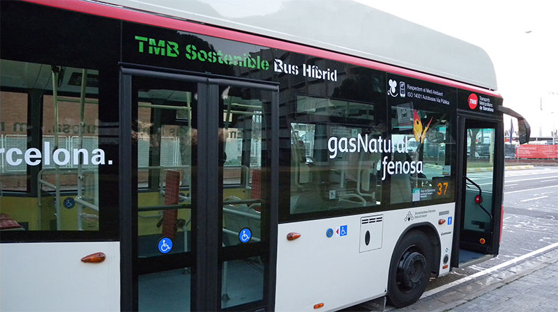Bus hybrides GNV : le retour d'expérience de la ville de Barcelone