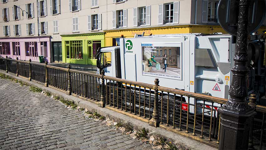 Grenoble va collecter le verre ménager avec des bennes GNV