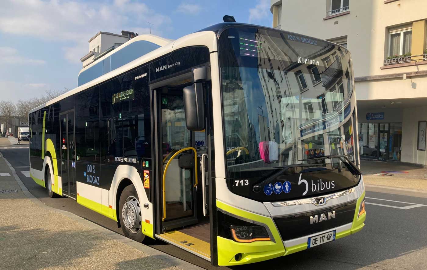 A Brest, les premiers bus au biogaz rejoignent le réseau Bibus