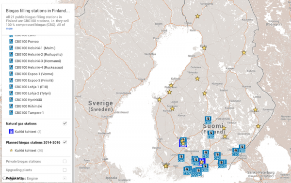 La Finlande s'quipe en stations biogaz