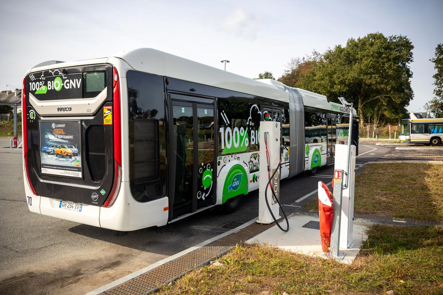 Une station bioGNV pour les bus de Lorient