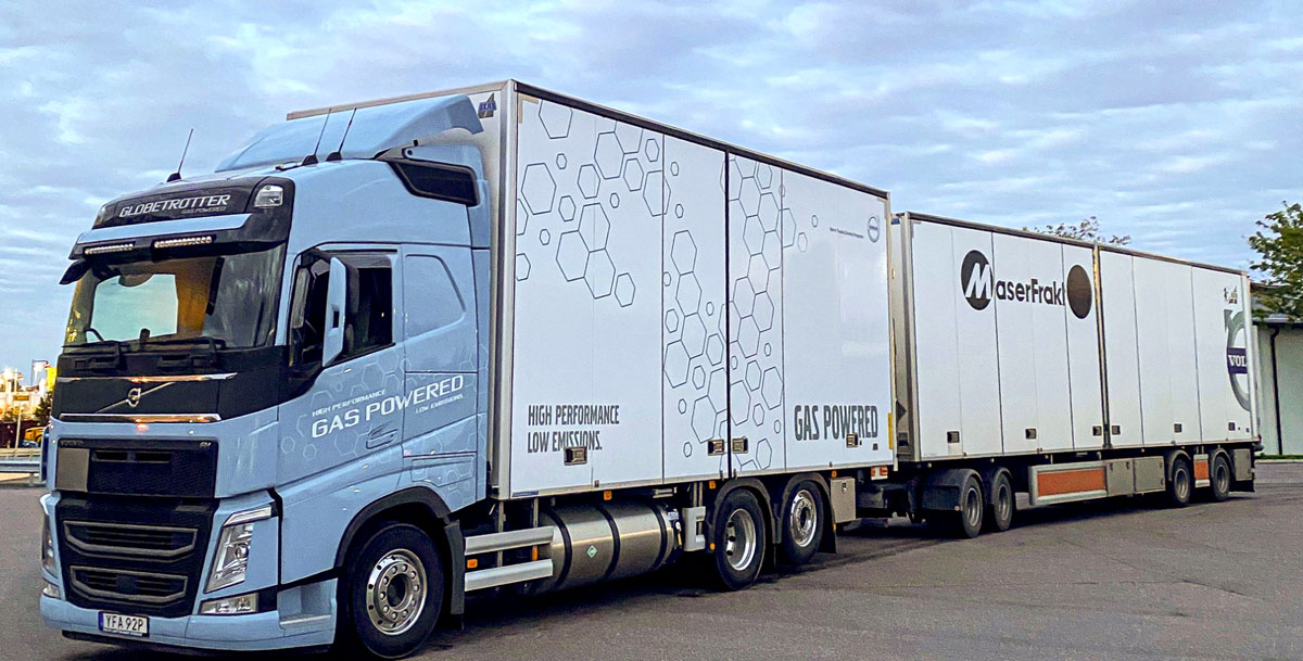 Le bioGNL testé avec succès sur des camions en Suède