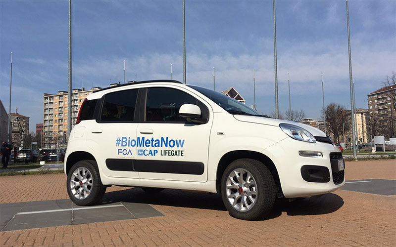 80.000 km avec du biogaz issu des boues d'épurations pour une Fiat Panda