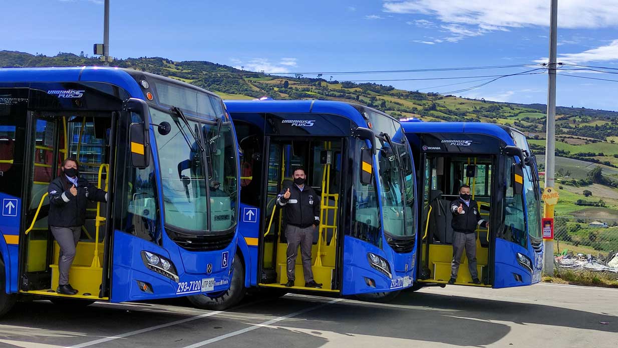 Plus de 200 nouveaux bus au gaz naturel pour Bogota