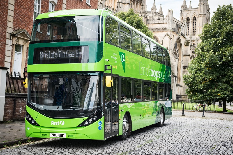Le gouvernement britannique va financer les bus au biogaz de Bristol