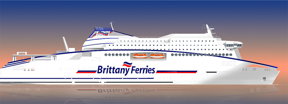 Brittany Ferries commande un navire GNL en Allemagne