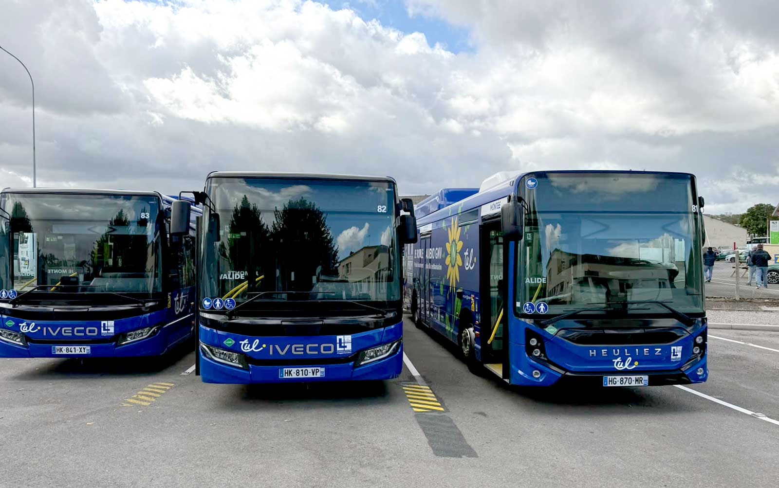 Trois nouveaux bus bioGNV entrent en service à Laon