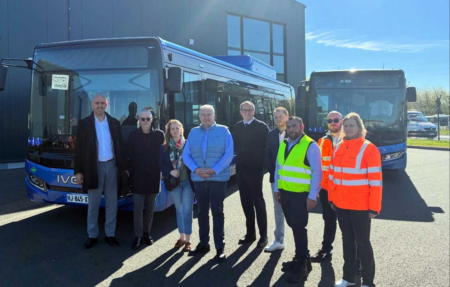 Dans l'Oise, l'Agglom&eacute;ration de Compi&egrave;gne met en service deux nouveaux bus au gaz naturel
