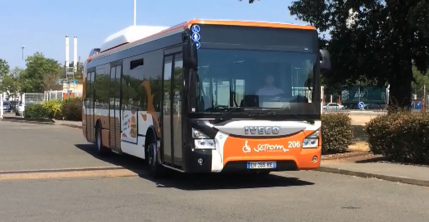 Vidéo : les bus GNV du Mans présentés par GRDF