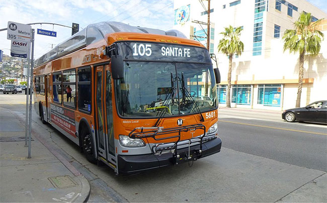 Los Angeles commande 350 bus GNV supplmentaire  New Flyer