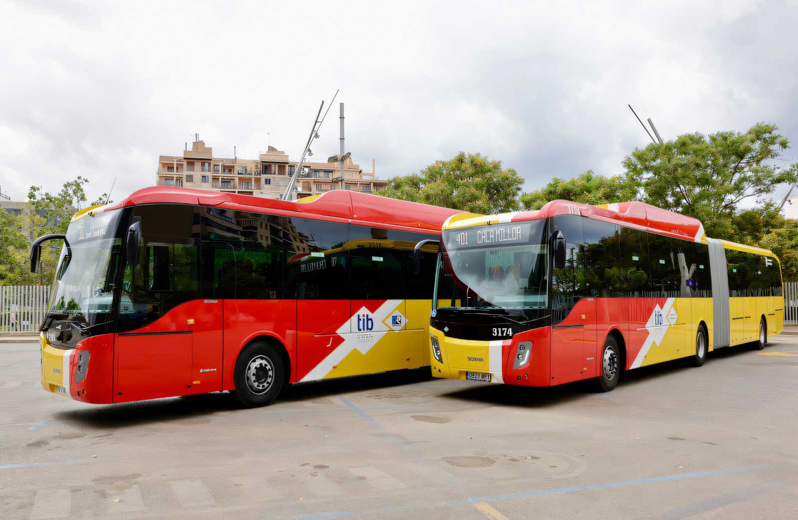 Majorque muscle sa flotte de bus et autocars GNC !