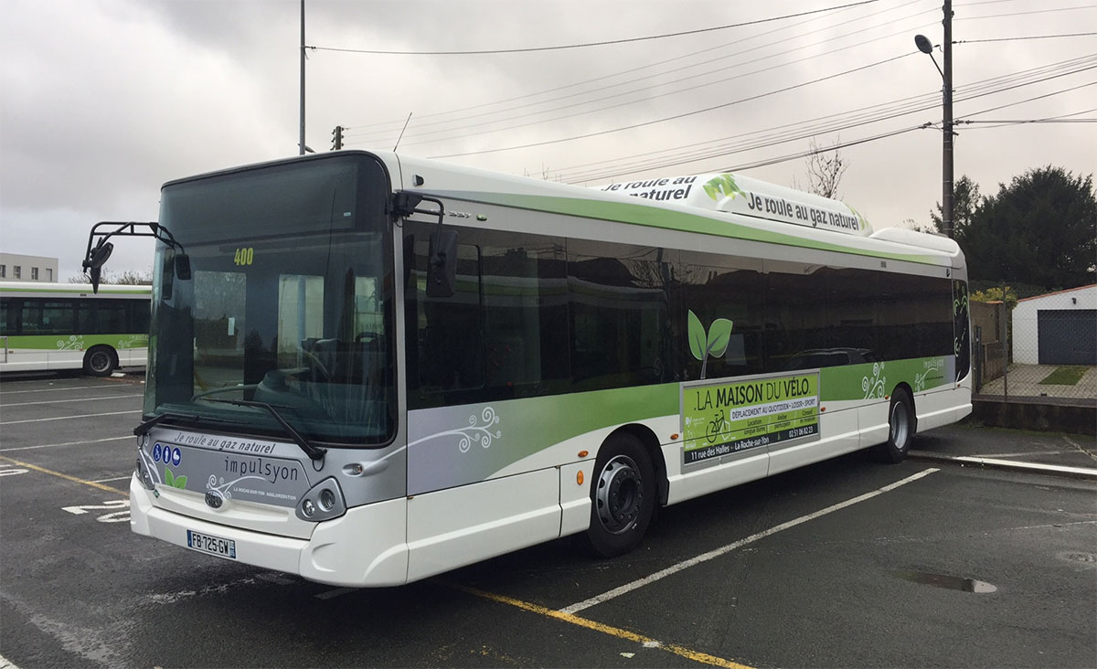 Vendée : un premier bus au gaz naturel pour La Roche-sur-Yon