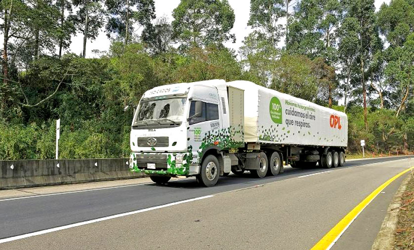 Colombie : des camions au gaz testés sur 50.000 kilomètres