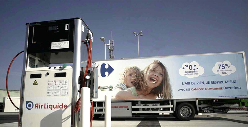 Air Liquide et Carrefour inaugurent une station bio-GNV à Servon