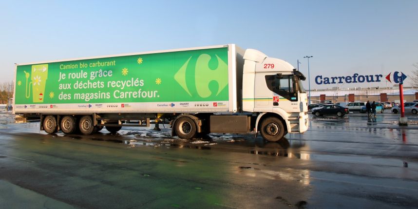 Carrefour va dployer 200 camions au biomthane dici 2017