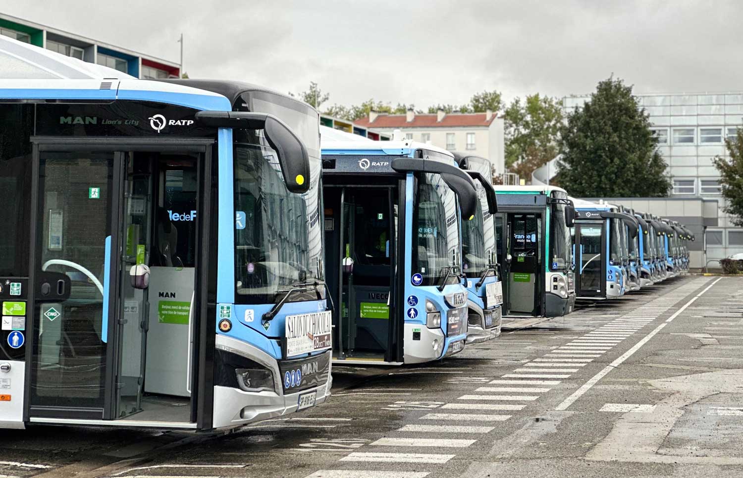 A Aubervilliers, la RATP inaugure son 7e centre bus bioGNV d'Ile-de-France
