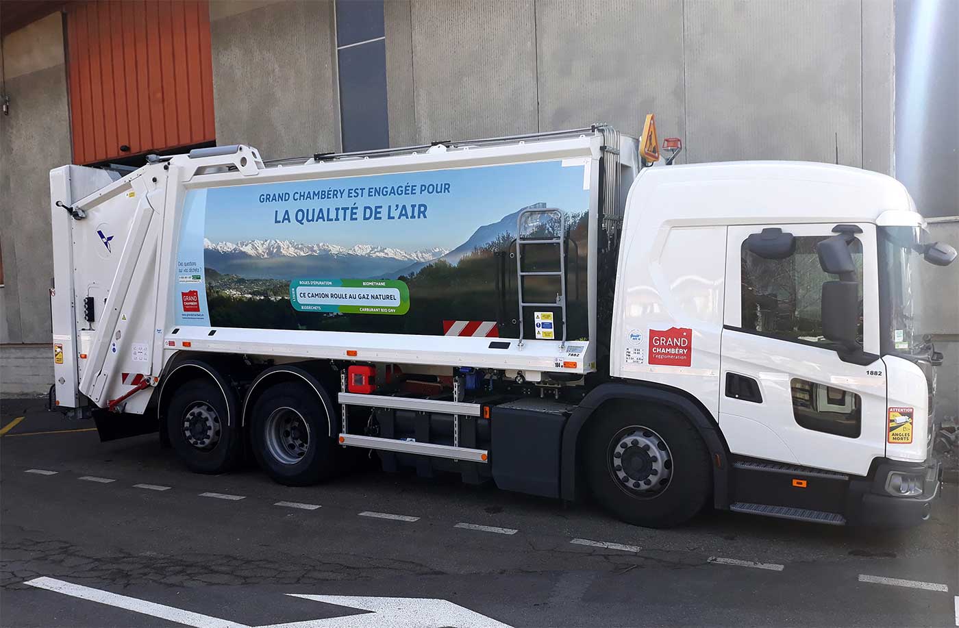 Des bennes à ordures au bioGNV pour le Grand Chambéry