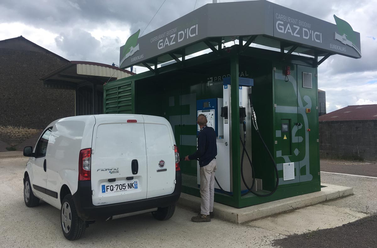 Haute-Marne : Le plein de bioGNV en direct d'un méthaniseur agricole