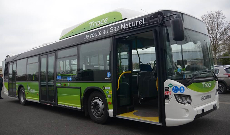 Sept nouveaux bus au gaz naturel pour la ville de Colmar