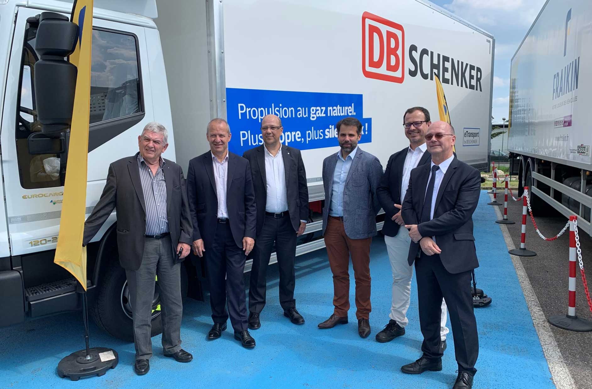 A Nancy, DB Schenker reçoit son premier camion GNV