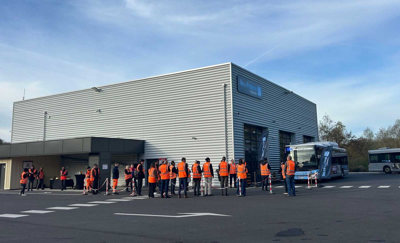 Ile-de-France : un nouveau centre bus biométhane inauguré à Domont