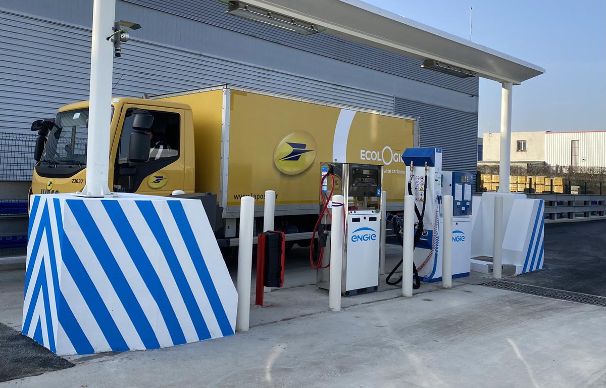 ENGIE Solutions déploie la première station GNV sur site postal