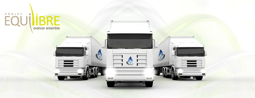 Equilibre  Lexprimentation des camions GNV officiellement lance