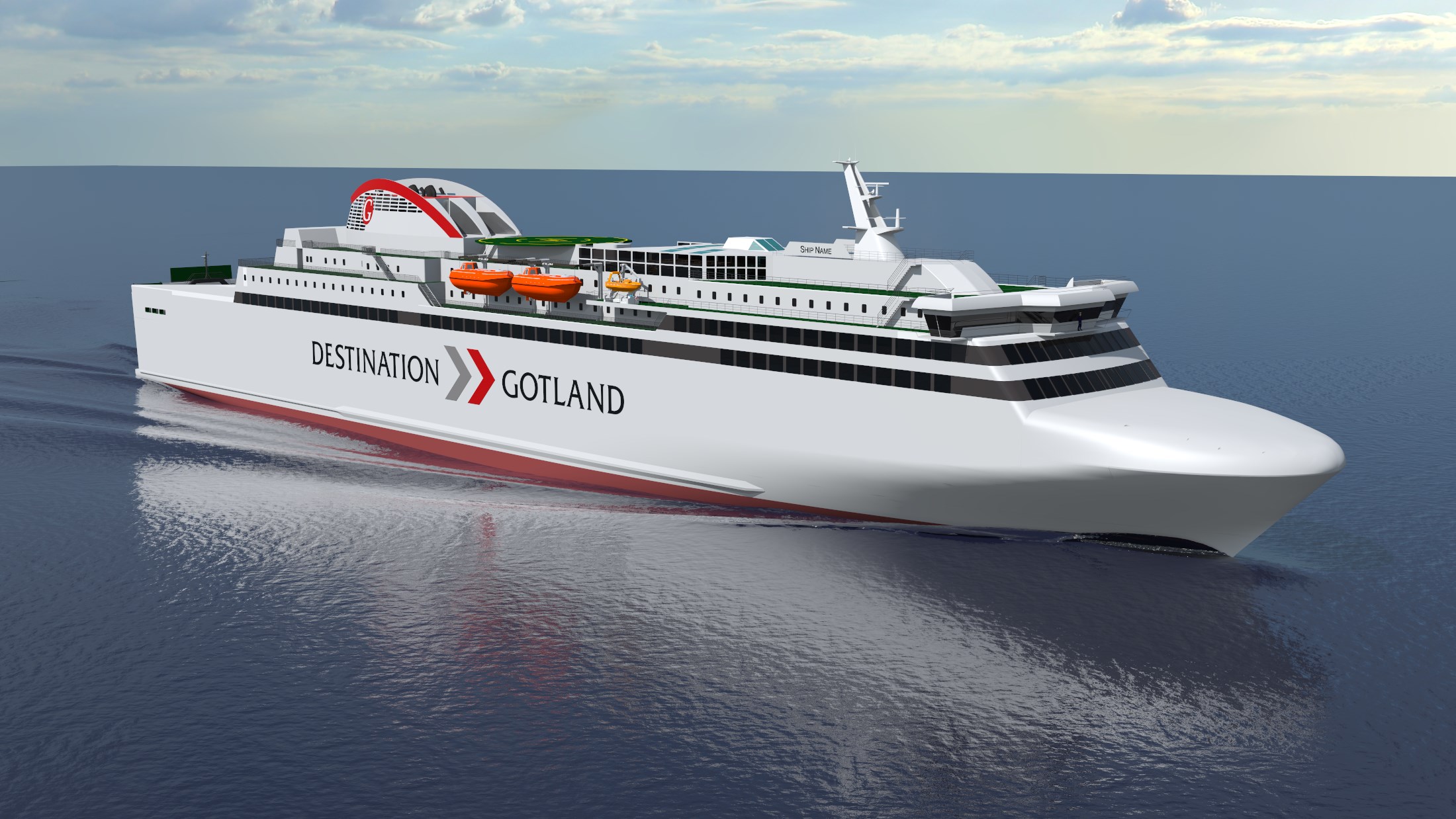 Un deuxième ferry GNL pour Destination Gotland en Chine