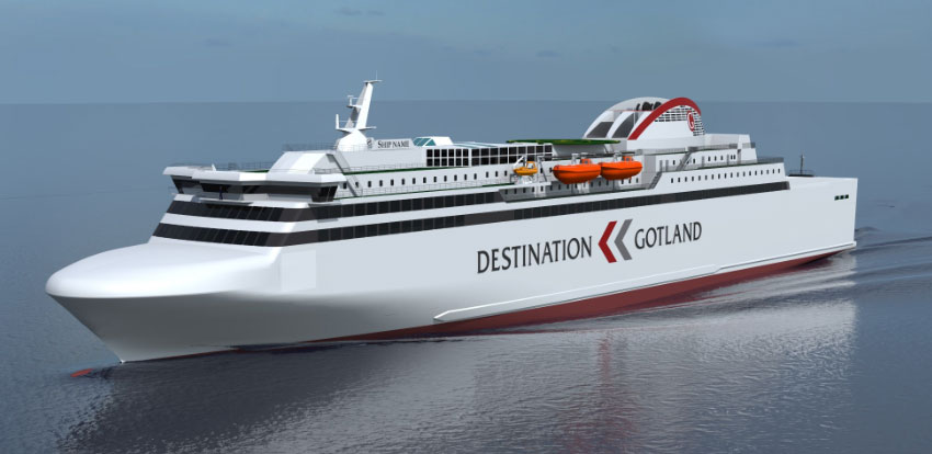 Sučde - Rederi AB valide la construction d’un nouveau ferry GNL