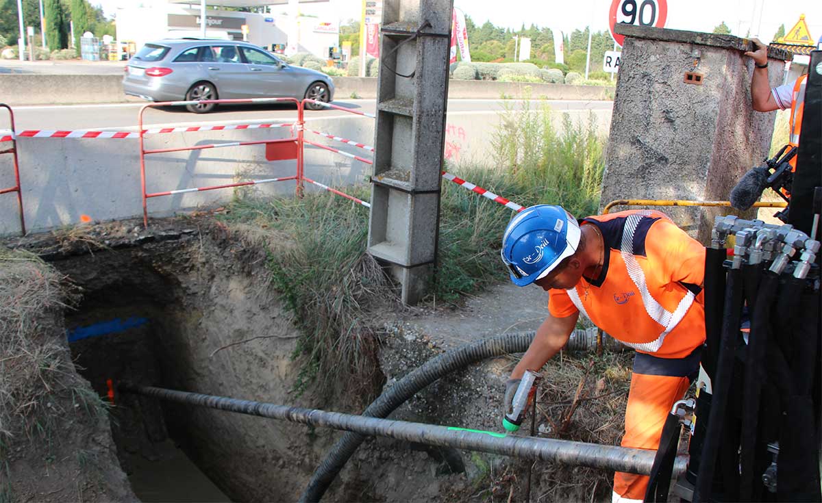 Avignon : GRDF finalise le raccordement de la future station GNV de Total